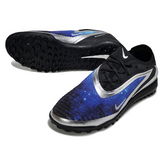 Botas de fútbol Nike Phantom 6 Elite TF en negro, azul y plata de la Society